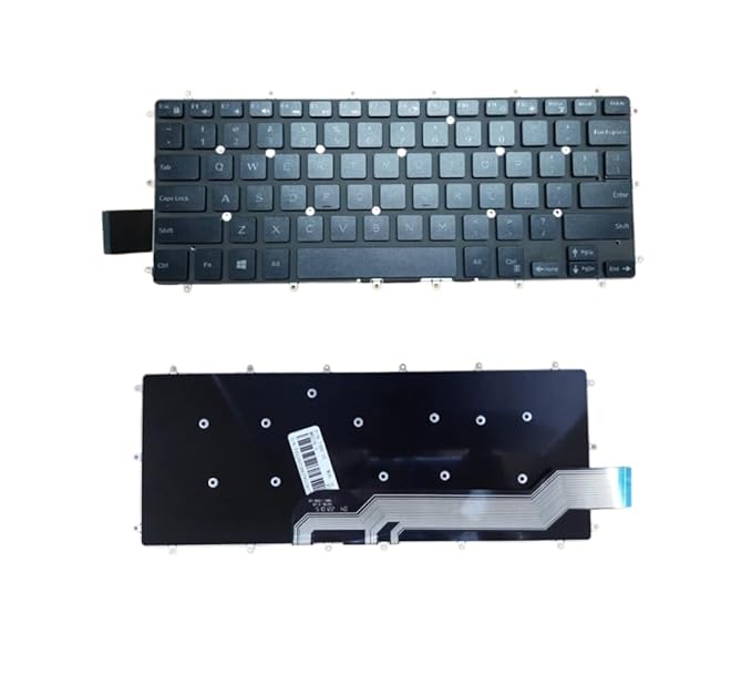 Laptop Keyboard for Dell Latitude 3490, E3490, 3480, L3490, P89G Laptops, Black