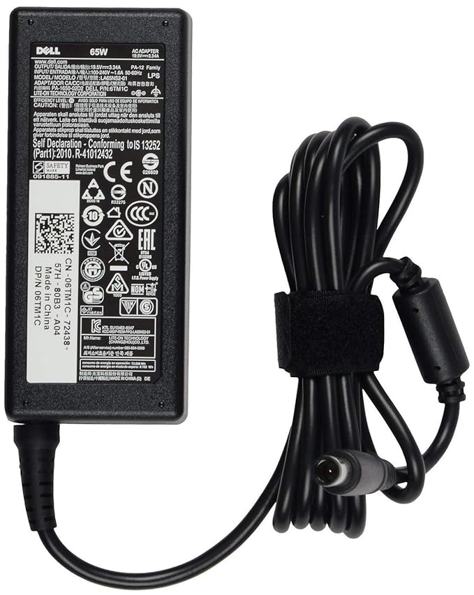 OEM Adapter Charger for Laptop DELL Inspiron 15-3521 19.5V 3.34A 65W-Black
