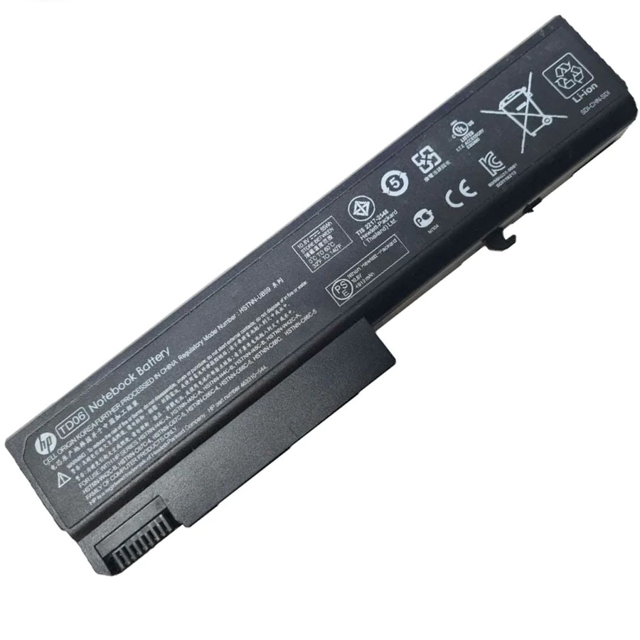 6 Cell Laptop Battery for H-P EliteBook 6930p, 8440p, 8440w, 8530w 6500b 6535b 6700b 6730b 6735b 6530b EliteBook 6930p 8440W ProBook 6440b 6445b 6450b 6540B 6545b 6550b 6555b Black