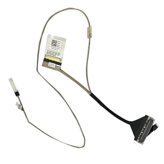 Laptop NO Touch 30PIN LCD EDP Cable LED LVDS Video Screen Line Display Flex Cable Wire Replacement for Dell Latitude 3300 3310 3100 0MT9CH 450.0FN01.0021 450.0FN01.0012